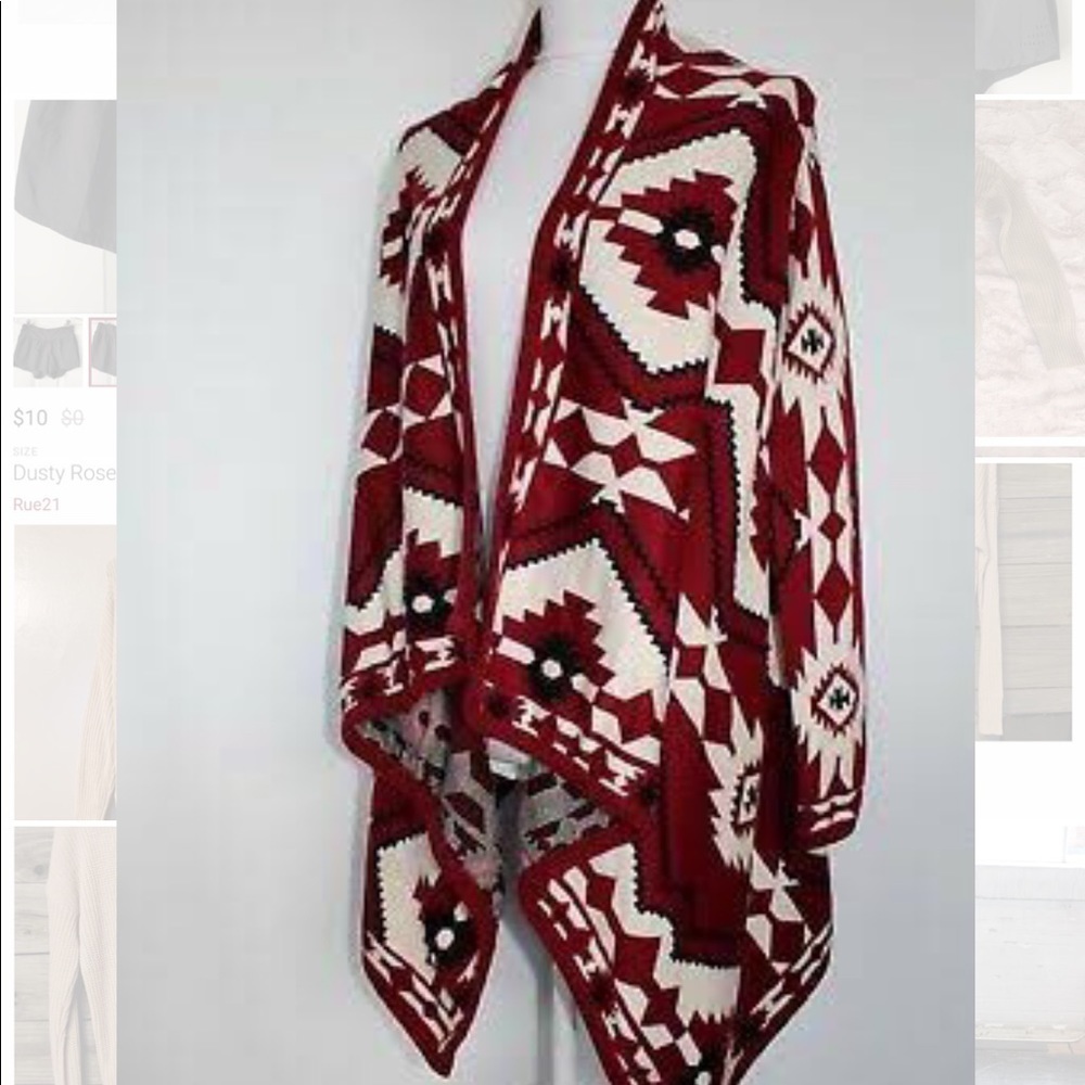 H&M Tribal Pattern Cardigan